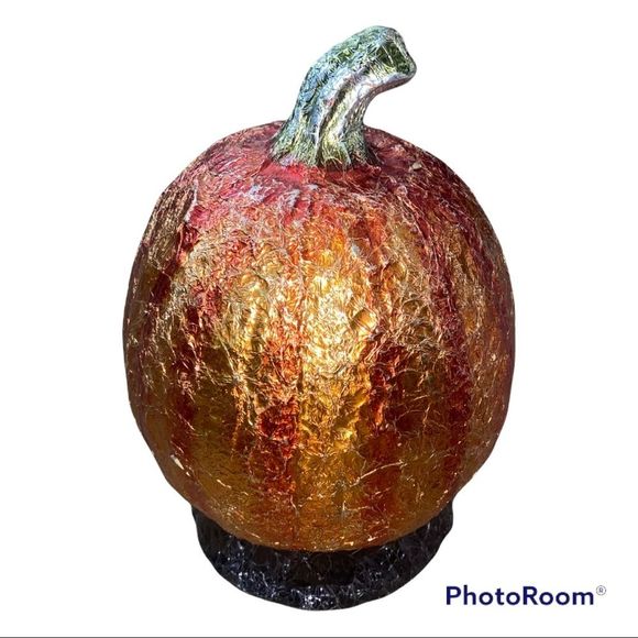 Cracker Barrel Halloween Light Up LED Pumpkin Jack O Lantern Decor - Picture 2 of 5